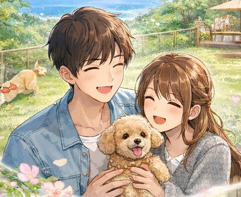 わんわんパラダイス　静岡県・伊豆高原にある 「伊豆高原わんわんパラダイスホテル＆コテージ」改名イラストイメージ