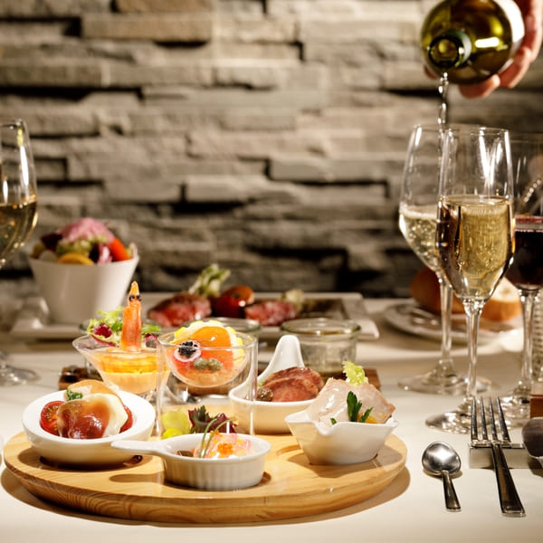 信州食材の本格ディナー