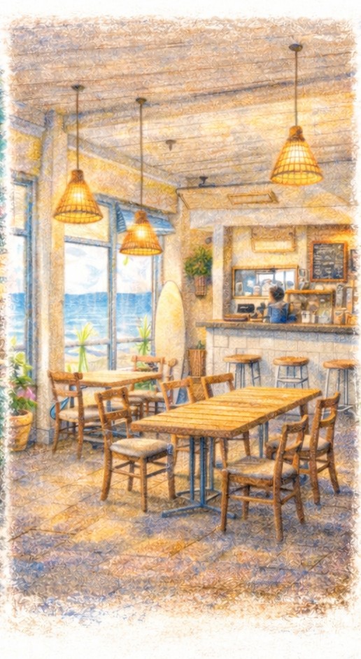 鵠沼海浜公園に近い海沿いカフェ