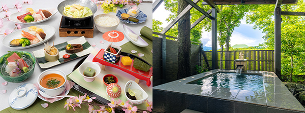 部屋食や愛犬用設備も充実